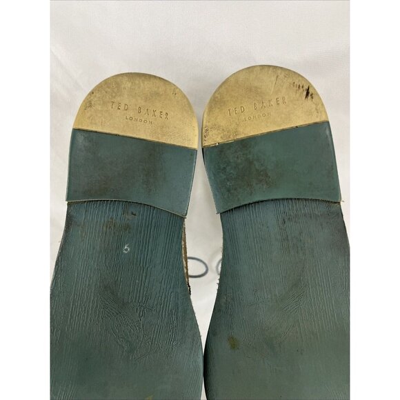 Ted Baker Chock Cream Suede Chukka Boots Mens Size 9 Preppy Fall - Picture 9 of 9